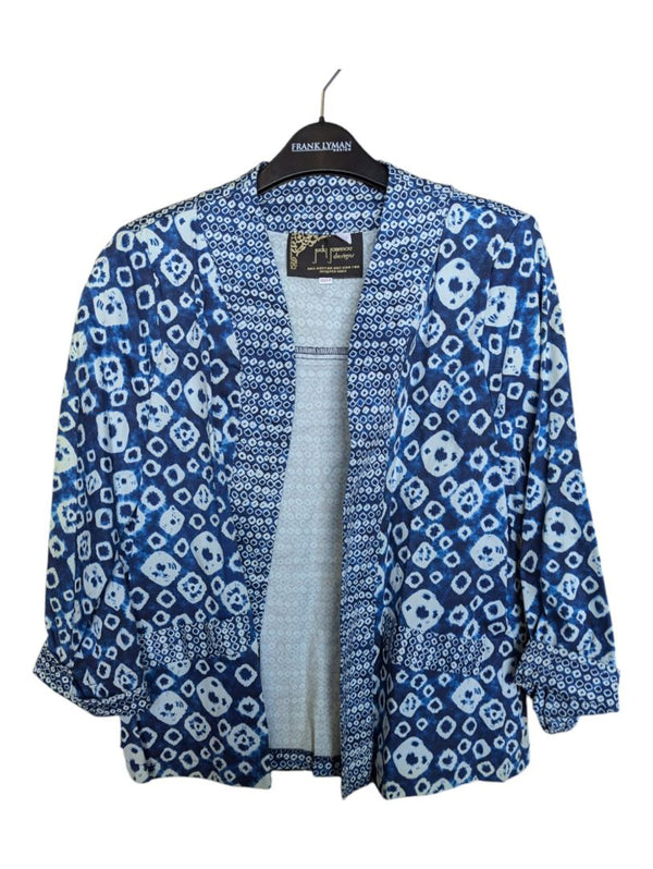Blue and White Judy Joannou Jacket Size xs