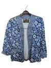 Blue and White Judy Joannou Jacket Size xs