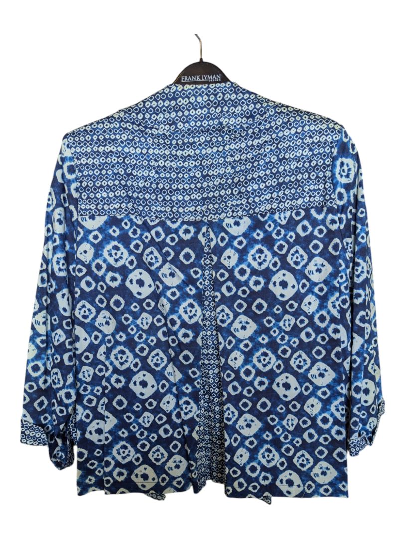 Blue and White Judy Joannou Jacket Size xs