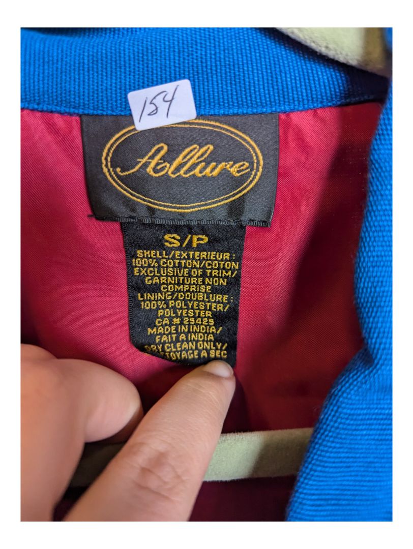 Colourful Design Allure Jacket Size Small