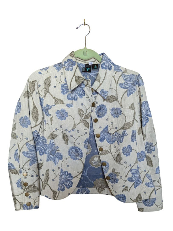 Blue Flower Y Size 4 Jacket
