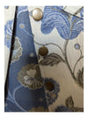 Blue Flower Y Size 4 Jacket