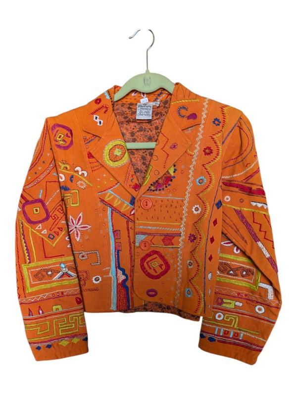 Orange Colourful Parsley & Sage Blazer Size M