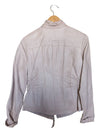 Pink Leather Point Zero Jacket Size Small
