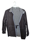 Black Lined Jacket with Zippers Spanner Size 6