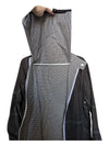 Black Lined Jacket with Zippers Spanner Size 6