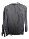 Black Lined Jacket with Zippers Spanner Size 6