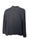 Grey Knitted Zip-Up Hoodie Cafe au Lait Size Small