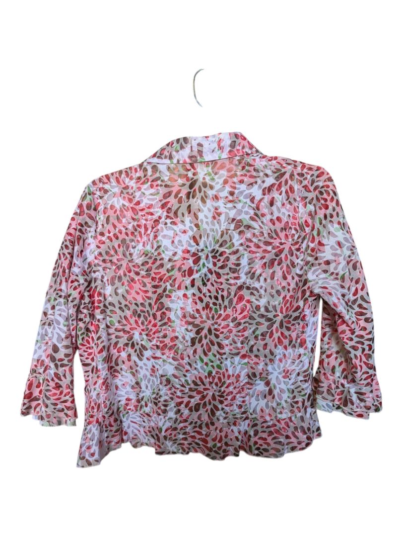 Pink Patterned Shirt Puli Size Small