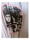 White Jacket with Black Graphics Ravel Size Small