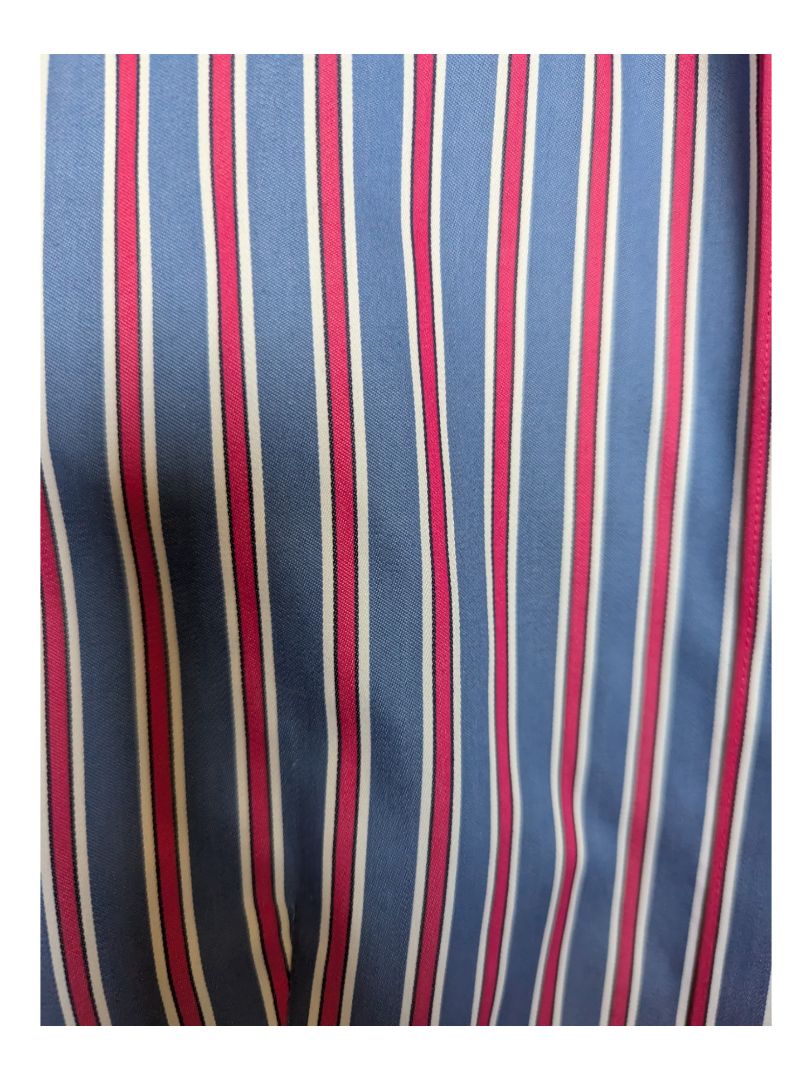 Blue and Red Lined Shirt Foxcroft Size 4