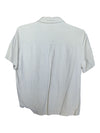 Beige Buttom-Up Short Sleeve Shirt Kara Casual Size Large