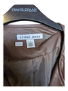 Brown Leather Jacket Tribal.Jeans Size Small
