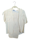 Beige Blouse with Pants Regina Porter Size 6