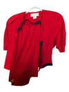 Red Bottom-up Short Sleeves Jacket Chairman of the Board Size 8