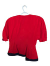 Red Bottom-up Short Sleeves Jacket Chairman of the Board Size 8