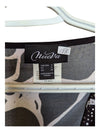 Black Tank with White Graphic Shawl Nueva Size 4