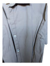 Brown Button-up Short Sleeve CheroKee Size M