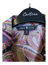 Purple and Pink Graphic Shirt Abbie Mags Size S