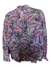 Purple and Pink Graphic Shirt Abbie Mags Size S