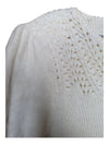 White Sweater Lara Ferrante Size S