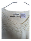 White Sweater Lara Ferrante Size S
