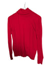Red Turtleneck Sweater Tribal Size S