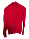 Red Turtleneck Sweater Tribal Size S