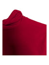 Red Turtleneck Sweater Judy Joannou Size S