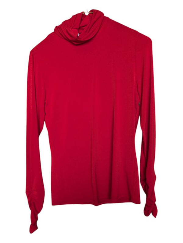 Red Knited Turtleneck Shirt Ingenuity Size S