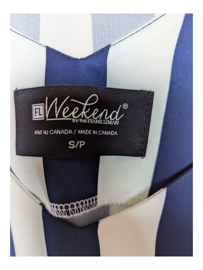 Blue Lined Hooded Jacket Weekend Size S