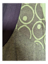 Green Dot Patterend Top Dolcezza Size S