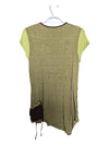 Green Dot Patterend Top Dolcezza Size S