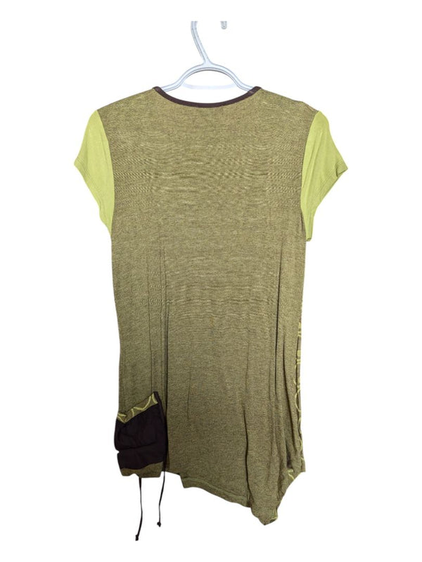Green Dot Patterend Top Dolcezza Size S