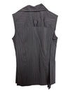 Grey Lined Patterened No-Sleeves (Butterfly Tag)