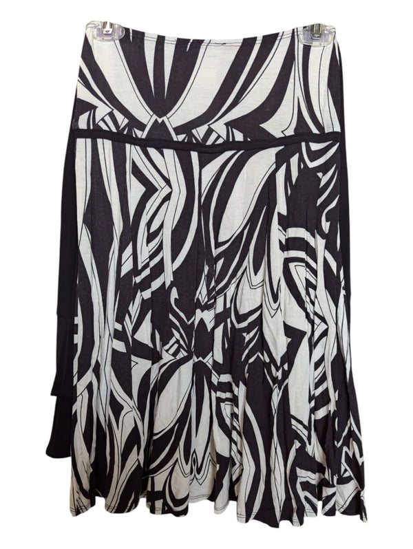 Black and White Patterned Skirt and Black Skirt (set of 2)  and Frank Lyman Size 2