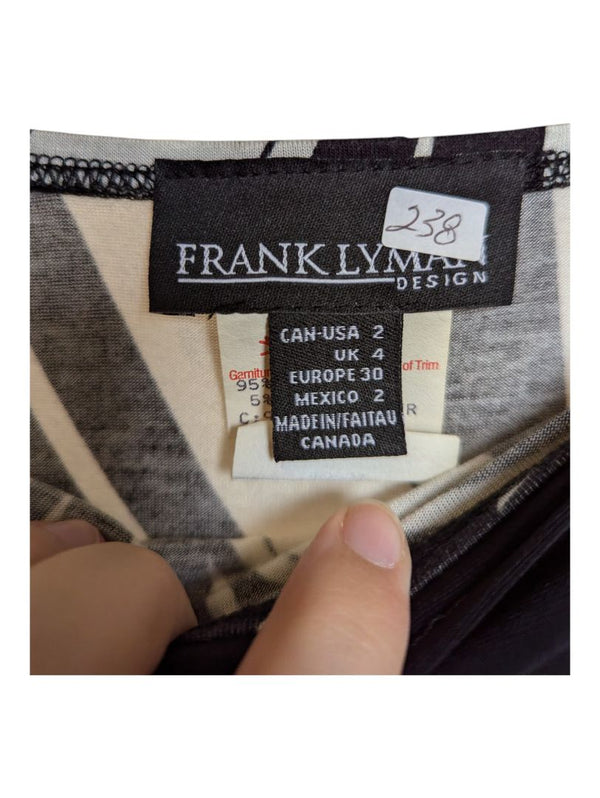 Black and White Patterned Skirt and Black Skirt (set of 2)  and Frank Lyman Size 2