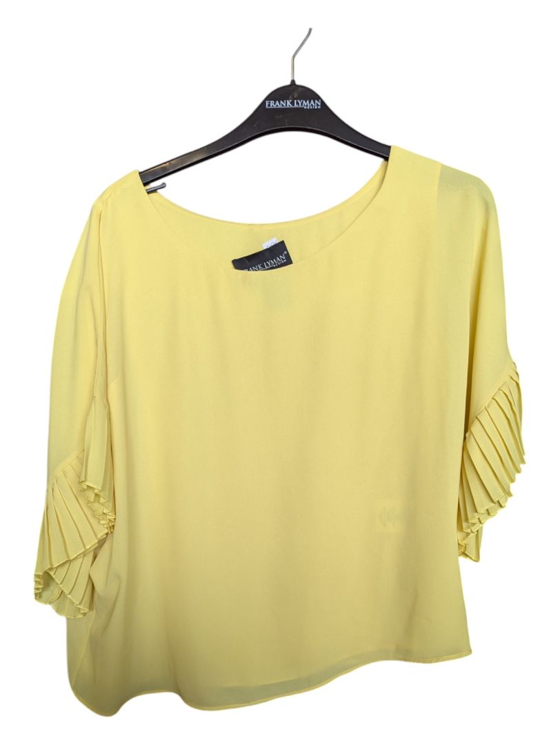 Light Yellow Shirt Frank Lyman Size 6