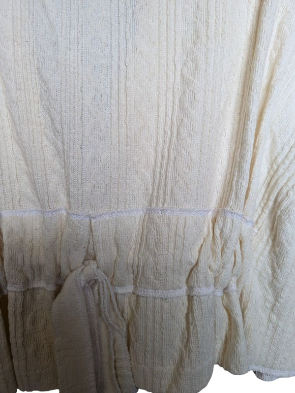 White Knitted Bottom-Up Jacket Frank Lyman