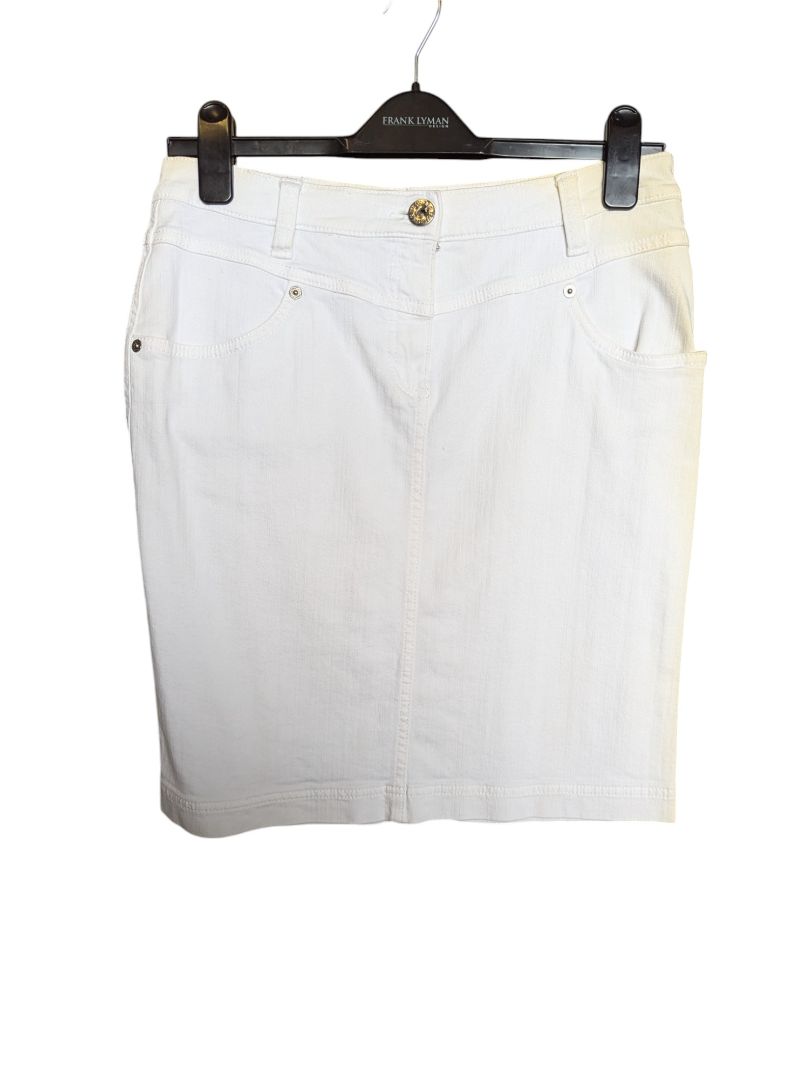 White Demin Skirt Gardeur