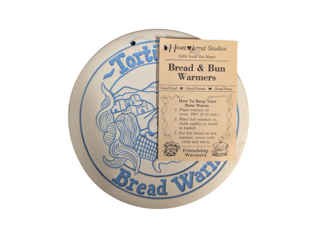 Heart Land Studios Tortilla-Bread Bun Warmer Stone