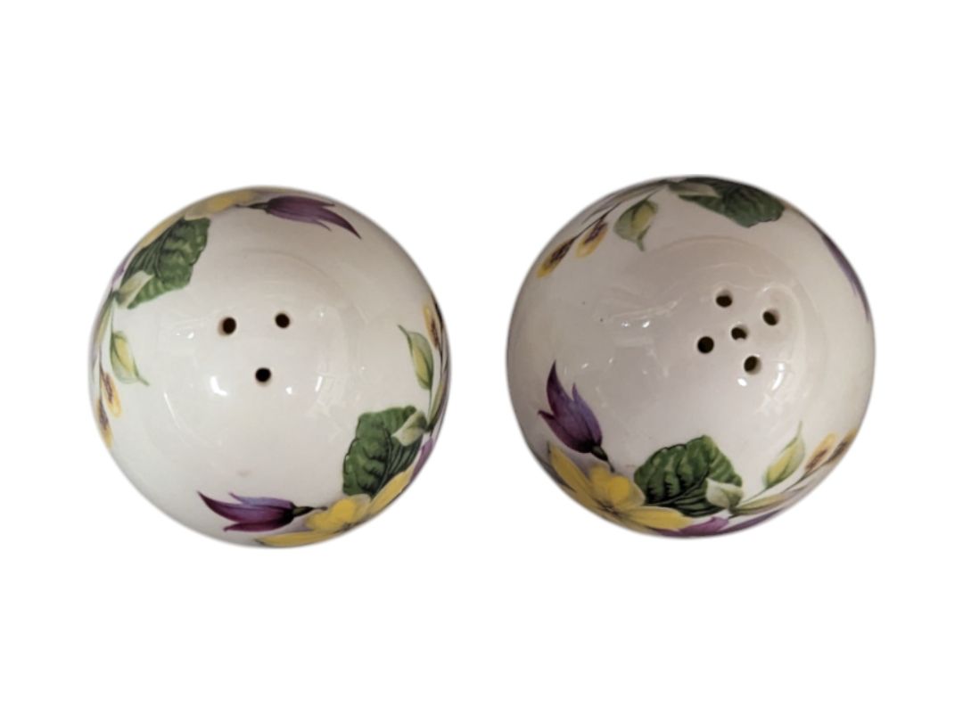 Fine Bone China Salt and Pepper Shakers