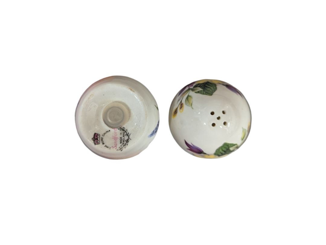 Fine Bone China Salt and Pepper Shakers