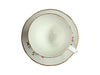 Crown Trent Rose Pattern Fine Bone China Teacup Set (2 pieces)