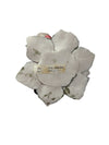 Vintage Nuova Capodimonte Rose Flower Candlestick Holders