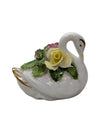 Royal Adderley Floral Bone China Swan