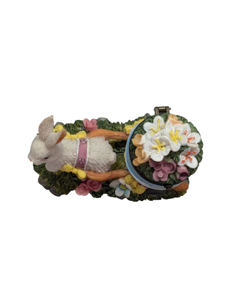 Vintage Easter Bunny Pulling Wagon