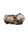 Vintage Easter Bunny Pulling Wagon