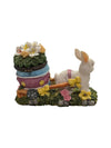 Vintage Easter Bunny Pulling Wagon