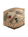 Casa Elite Fruit Pattern Ceramic Serving Tray